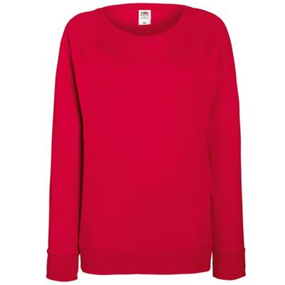 Dam Sweatshirt Lightweight Röd XS